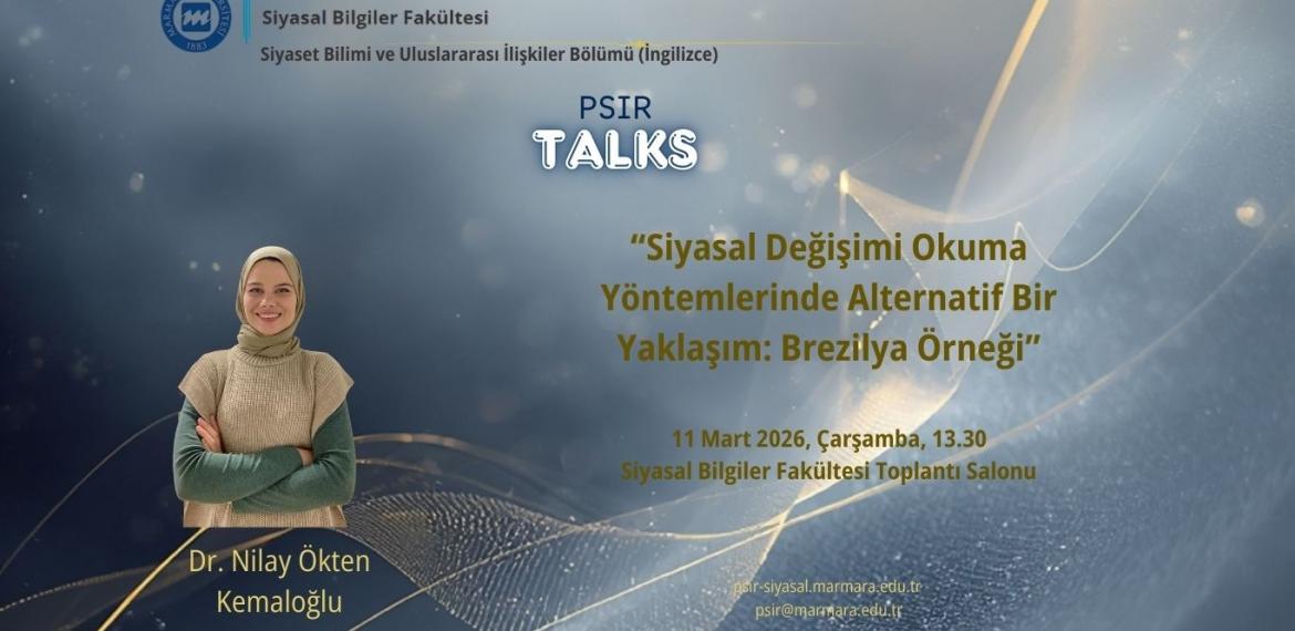 PSIR Talks 1 - "An Alternative Approach to Reading Political Change: The Case of Brazil"